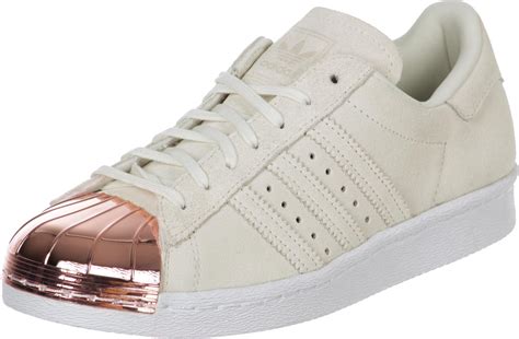 adidas superstar metal toe beige